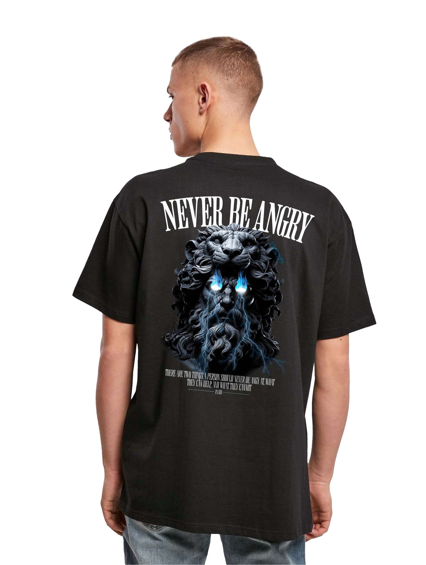 Never be Angry Tee - Black