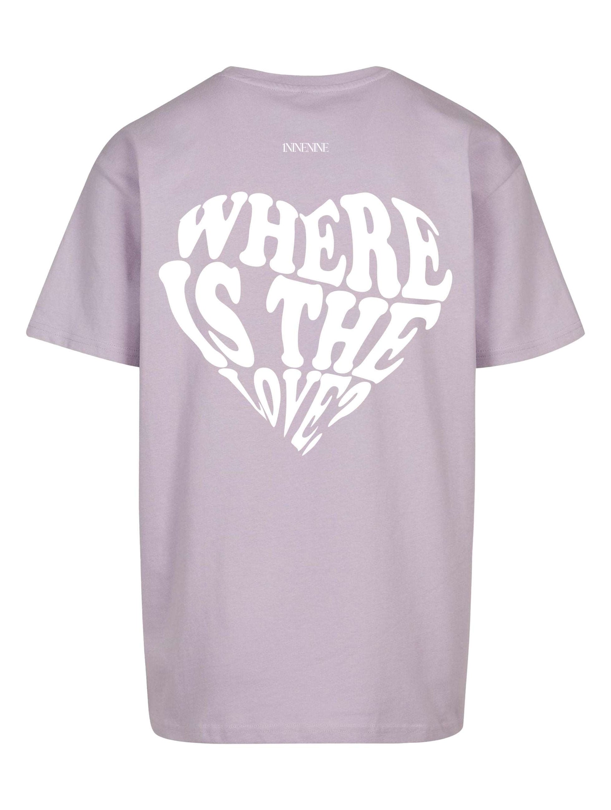 Where is the Love? Tee - Lilac