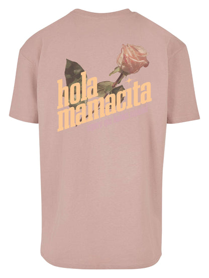 Hola Mamacita Tee - Dark Rose